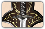 Bouton - Vectorisation de l’épée de Frodon
